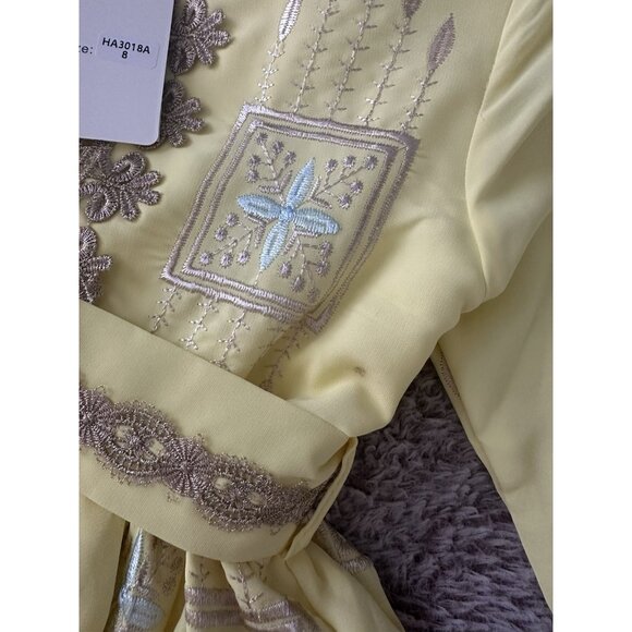 Rosaline Girl's Yellow Dress Size 8 New - Picture 6 of 16